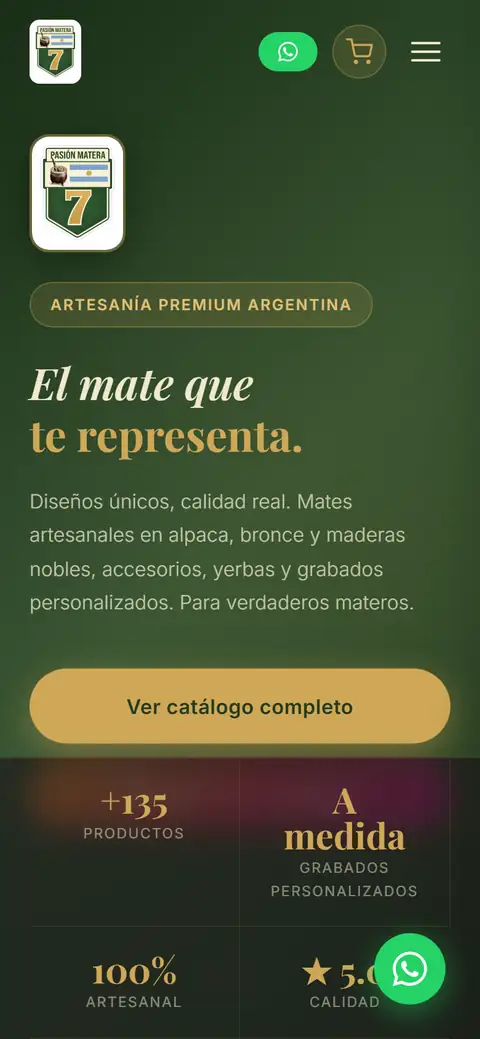 Pasión Matera en el celular