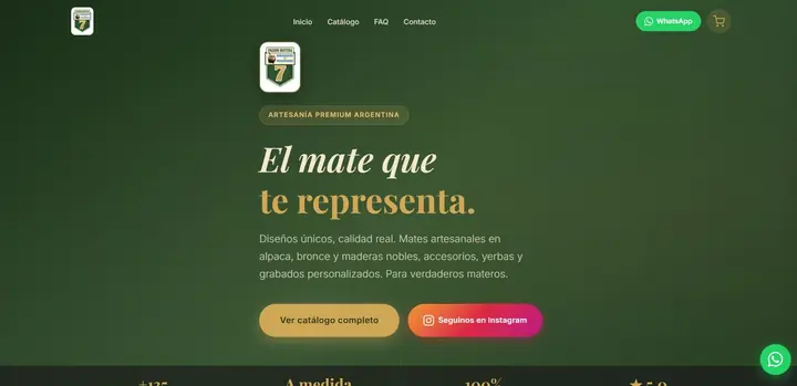 Sitio web de Pasión Matera